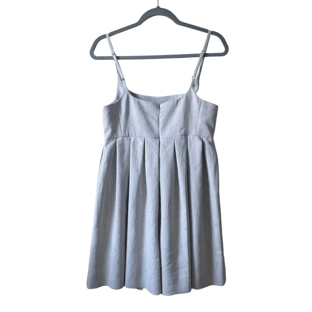 Rebecca Taylor Linen Romper Jumpsuit In Rye Size 8 NWT - Picture 4 of 16